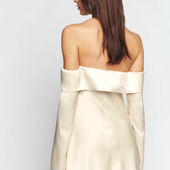 Reformation Maves Dress Ivory - Size XS - Picture 3 of 4
